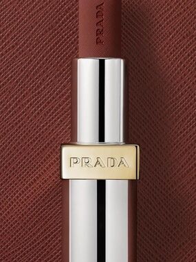 Prada Monochrome Hyper Matte Lipstick in Brown - B03 Mahogany